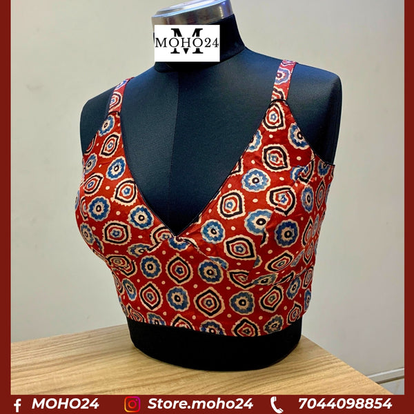 Ajrakh Modal Silk Spaghetti