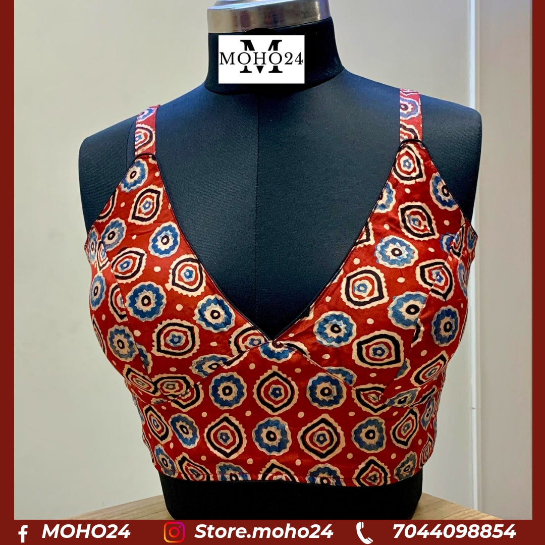 Ajrakh Modal Silk Spaghetti